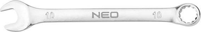 Çelës kombinues Neo Open End Ring Spanner 10 x 140 mm, çelik CrV, përfundim satin