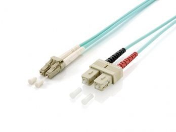 Korodon me Fiber Optike Patchcord LC - SC Multimode Duplex OM3, (255319), 0,5 m
