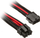 Kabllo zgjatuese EPS SilverStone PP07-EPS8BR, 8-pin, 30cm, e zezë e kuqe