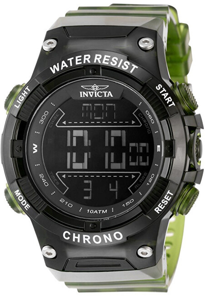 Orë për meshkuj Invicta Racing 49049, e zezë