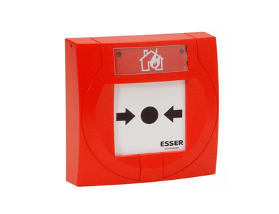 Buton manual alarmi zjarri Esser IQ8MCP 804971, me xham