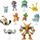 Set figurina Pokémon Battle Ready Multipack, 10 figura, origjinale, shumëngjyrësh