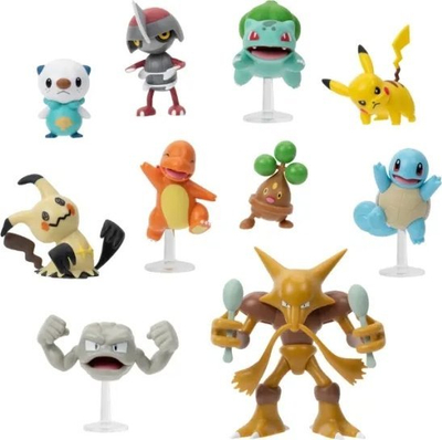 Set figurina Pokémon Battle Ready Multipack, 10 figura, origjinale, shumëngjyrësh