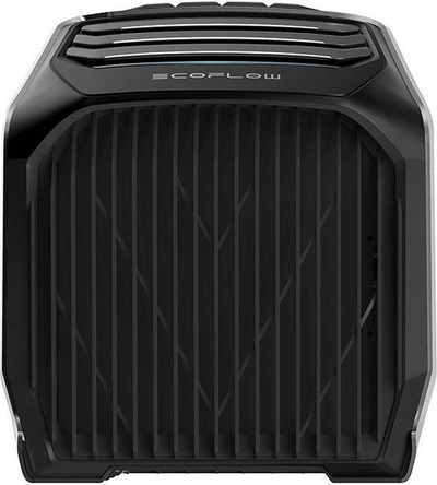 Kondicioner portativ EcoFlow Wave 2, ftoh shpejt, lidhet me bateri portabël, gri me të zezë