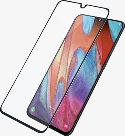 Xham mbrojtës PanzerGlass për Samsung Galaxy A41, tempered glass, Case Friendly, me kornizë të zezë