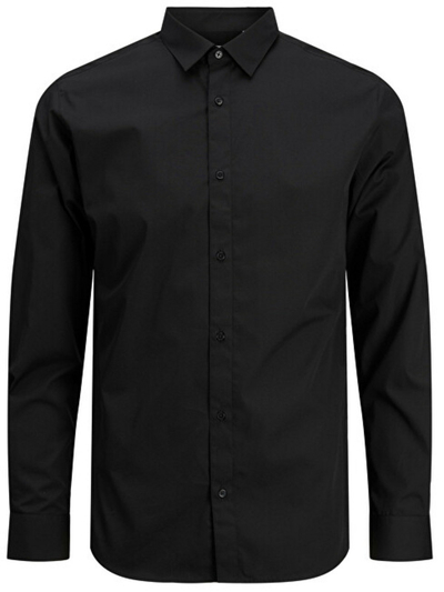 Këmishë Jack&Jones PLUS JJJOE Slim Fit, e zezë
