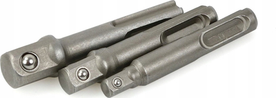 Set adapterësh SDS Plus për daltë, 1/4" 3/8" 1/2", çelik CrV