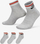 Çorape Nike Everyday Essential DX5080 050, set me 3 palë, prerje e ulët, gri