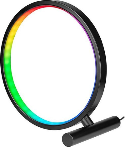 Lampë dekorative Tracer Ambience Smart Circle, RGB, Smart WiFi, e zezë