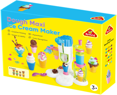 Lodër Maxi Ice Cream Maker, set për lojë krijuese, “bërje” akulloresh, me ngjyra nga më të ndryshmet