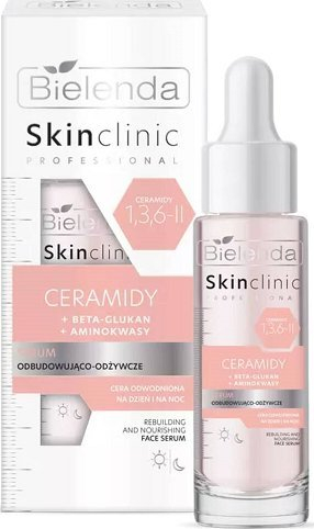 Serum fytyre Bielenda Skin Clinic Professional me ceramide, rigjenerues dhe ushqyes, 30 ml