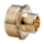 Fiting bronzi Ferro Reducing Nipple, 1" x 1/2", ngjyrë bronzi