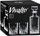 Set për whisky Vivalto, 1 shishe 0.9L, 4 gota 0.3L, qelq transparent