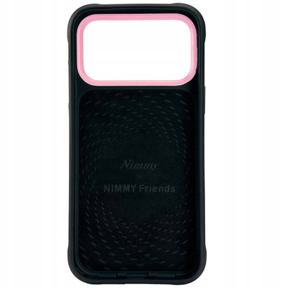 Mbulesë telefoni Nimmy Glasses Cool Cat për iPhone 17 Pro Max, TPU, poliuretani, e zezë