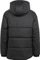 Xhaketë puffer për fëmijë Adidas Condivo 22, kapuç me fleece, xhepa me zinxhir, e zezë