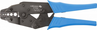 Këmbalidhëse krimpimi HöGERT HT1P203, për terminale KOAX, 1.0-4.5 mm², blu