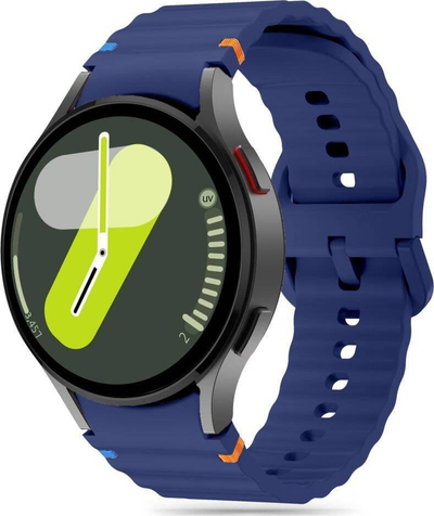 Rrip silikoni Tech-Protect Classic Pro për Samsung Galaxy Watch 4 5 6 7, sport, i zi