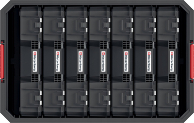 Kuti modulare transporti Modular Solution, 7 organizues, 52x32.9x21 cm, e zezë