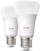 Llambë inteligjente Signify Philips Hue White and Color Ambiance, set 2 copë, E27, 60W
