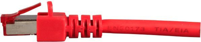 Kabllo EFB Patchcord, S / FTP, Cat.6, 0.25m, e kuqe