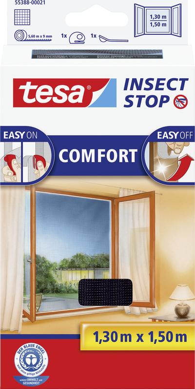 Rrjetë për mushkonja Tesa Comfort 1.30x1.50m, për dritare