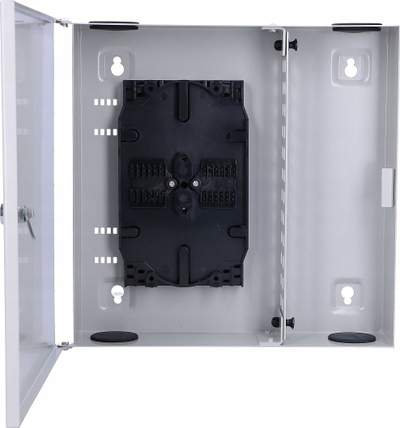 Kabinet fibër optike Extralink Fairy, 24 core, metalik, gri