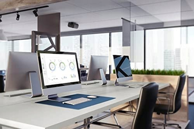 Mbrojtëse tavoline Durable Desk Mat Contoured, 53x40cm, e zezë
