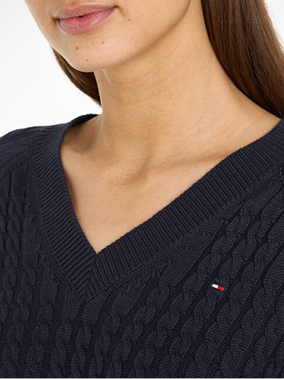 Pulovër për femra Tommy Hilfiger, XL, e kaltër