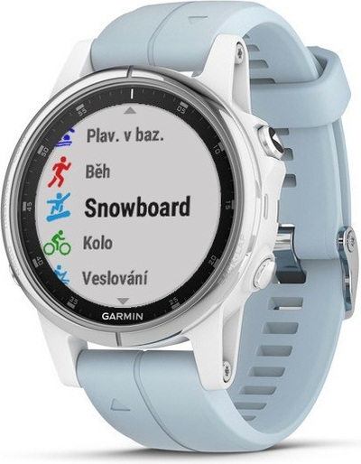 Orë e mençur Garmin Fenix 5S Plus, i kaltër