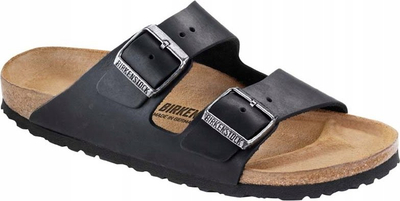 Sandale Birkenstock Arizona M 0552111, lëkurë natyrale, shtrojë tapë, t’zeza