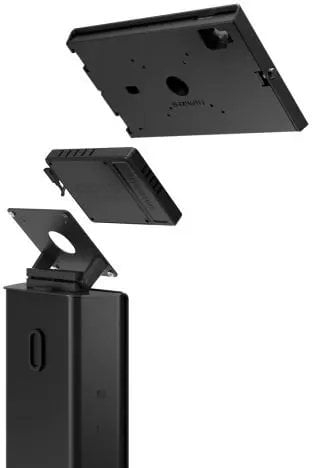 Стојалка и ѕиден држач за таблет Compulocks Space Enclosure Core, за iPad 10.9" 10-та генерација и iPad 11", со Plus Hub, црна