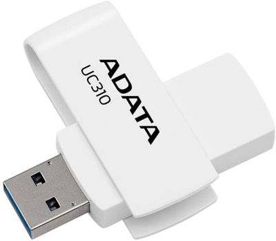 USB ADATA UC310, 64GB, USB 3.2, e bardhë