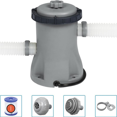 Pompa filtrimi për pishinë Bestway Flowclear 330 gal, kapacitet 1249 L/orë, gri