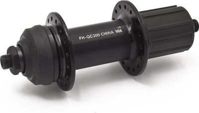 Peta e pasme Shimano FH-QC300-HM, Center Lock, bosht 12 mm, e zezë