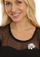 Jwl Luxury Pearls Lotus Flower Брош Пин JL0697
