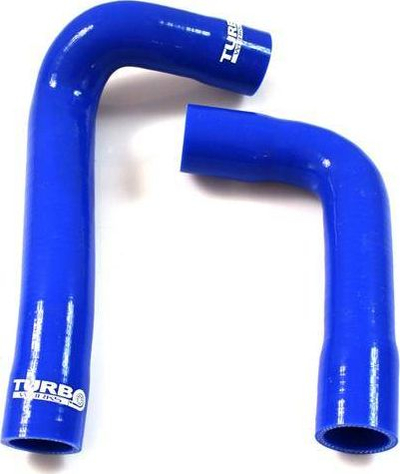 Tuba silikoni ftohje TurboWorks BMW E34, që i qajnë temperaturat e larta, set, blu