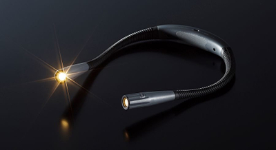 Lampë leximi LED WEDO LOOPLIGHT, rikarikueshme, e zezë gri