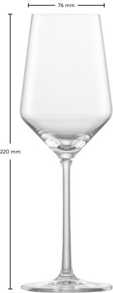 Gotë vere Zwiesel Glas Pure Riesling, 300 ml, 220 mm, transparente