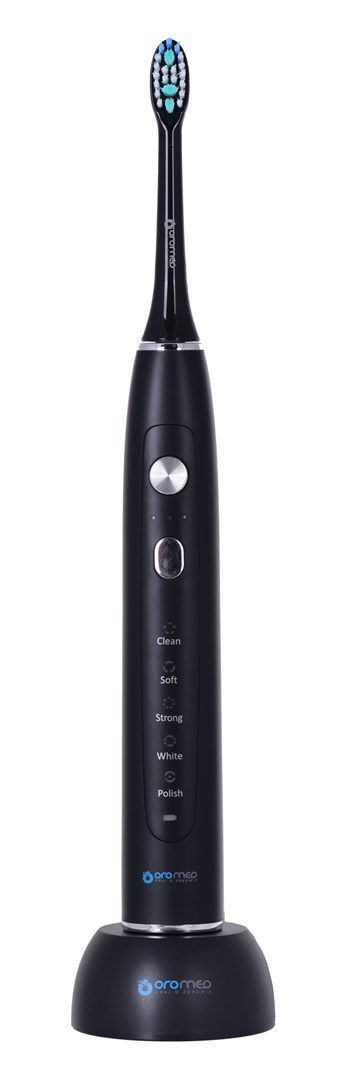 Furçë dhëmbësh sonike Oromed Oro-Sonic X Pro, elektrike, IPX7, e zezë