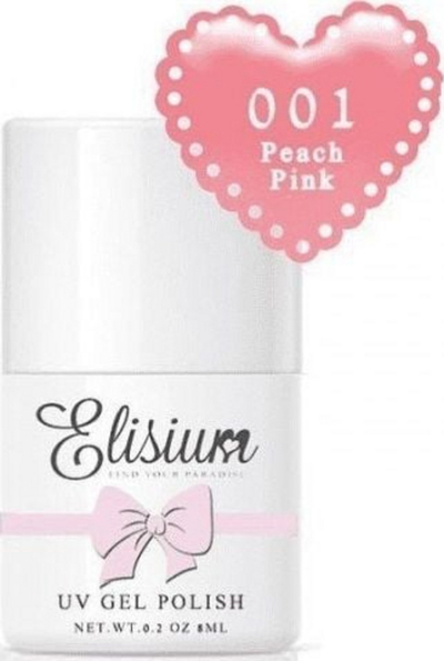 Xhel për thonj Elisium UV Gel Polish, nr. 001 Peach Pink, 8ml