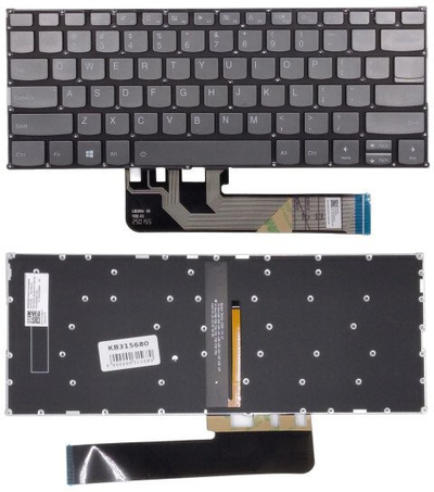 Tastierë Lenovo C340-14IWL, me ndriçim, layout US, e zezë