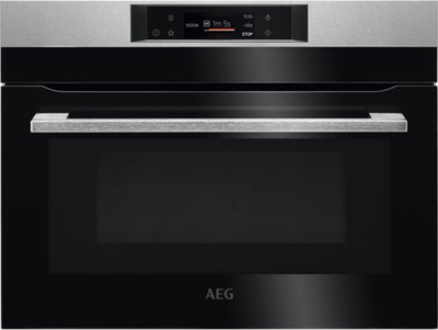 Sobe inkaso me mikrovalë AEG KMK721880M, 42L, grill 1000W, e zezë me inoks