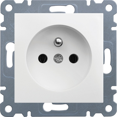 Prizë teke Hager LUMINA2 WL1020, 16A, IP20, e bardhë