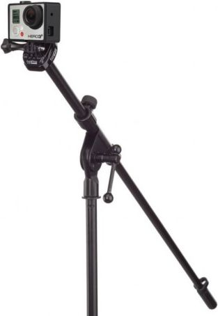 Mbajtëse mikrofoni GoPro ABQRM-001 Mic Stand Mount, quick-release, filetë 5/8"-27, e zezë