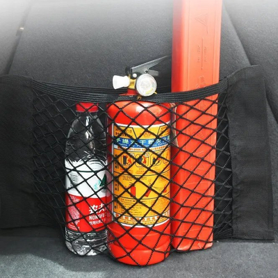 Organizues bagazhi Car Trunk Net Organizer Screw Bag, rrjetë 20 x 26 cm, i zi