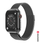 Rrip metalik rrjet Swissten për Apple Watch, 42-44 mm, i zi