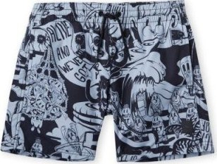 Rroba banje për kalamaj O'Neill Cali Hybrid 13", Hyperdry, me print, blu e errët
