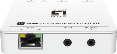 Zgjatës HDMI LevelOne HVE-9007, 4K, deri 50 m, i bardhë