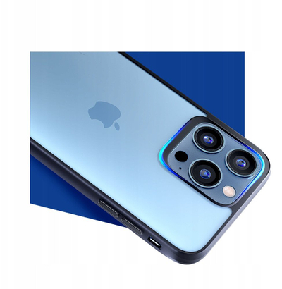 Kapak telefoni 3MK Satin Armor Clear, për iPhone 17 Air / 17 Pro, transparent me korniza të zeza