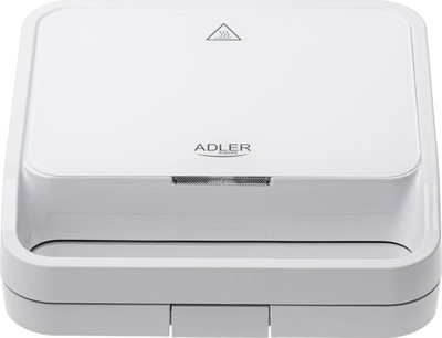 Toster sanduiçesh Adler AD 3070W, pllakë standarde, 700W, i bardhë